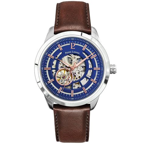 Montres Homme Automatique Bleu F Pierre Lannier Suisses