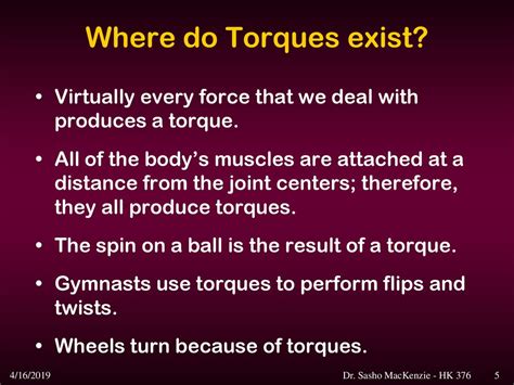 Angular Kinetics: Torques - ppt download