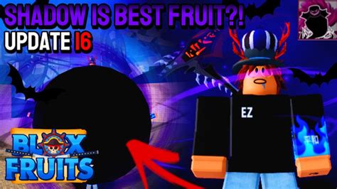 Shadow Fruit Is The Best Fruit In Blox Fruits Update Roblox Youtube