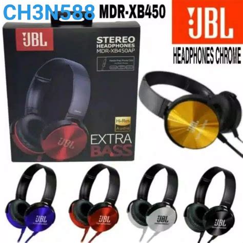 Jual HANDSFREE JBL MDR XB450 XB450 XB 450 EXTRA BASS HEADPHONE JBL