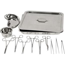 Boite De Petite Chirurgie Compl Te Avec Instruments Inox Materiel M Dical