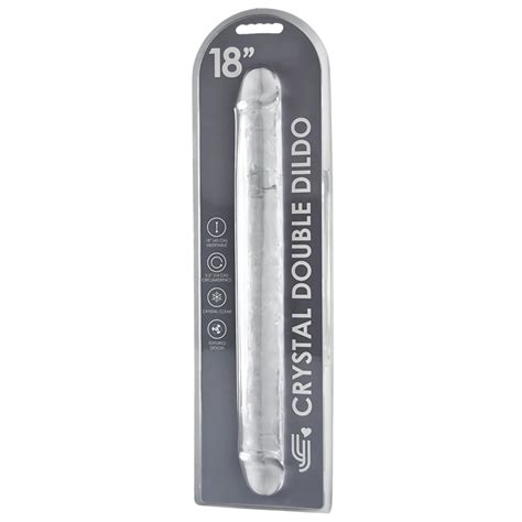 Loving Joy 18 Inch Double Ended Dildo Clear Gal Pal