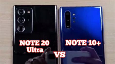 Galaxy Note 20 Ultra Vs Note 10 Hands On Video Youtube