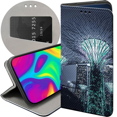 ETUI Z KLAPKĄ DO OPPO RENO 7 PRO 5G WZORY MIASTA ARCHITEKTURA URBAN