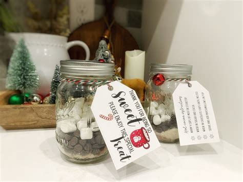 HOT COCOA Tags Printable Printable Teacher Gift Tags Etsy