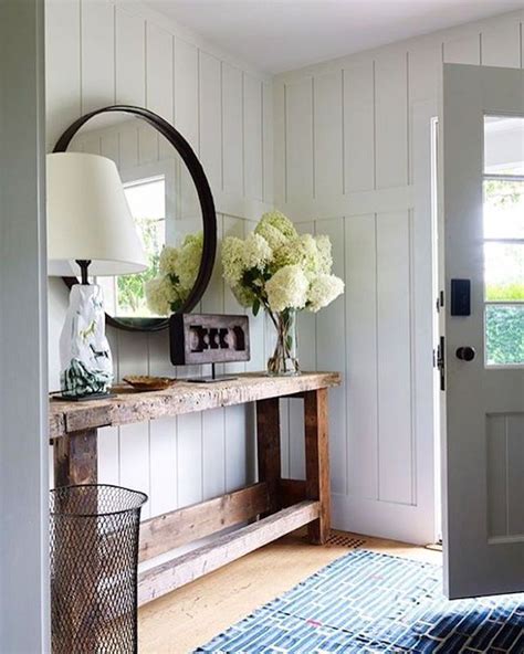 10 Ways To Use The Shiplap Look Becki Owens Farmhouse Entryway