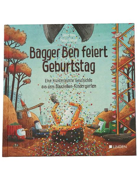 The Book Cover For Bagger Bei Feuert Gebursttag Is Shown