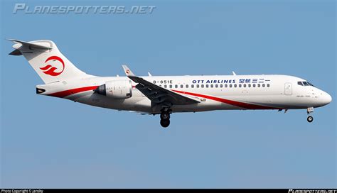 B E Ott Airlines Comac Arj Std Photo By Jansky Id