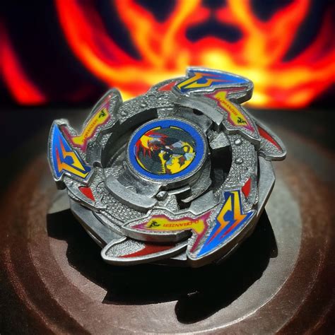 Full Metal Beyblade Dark Dranzer Stainless Steel Etsy