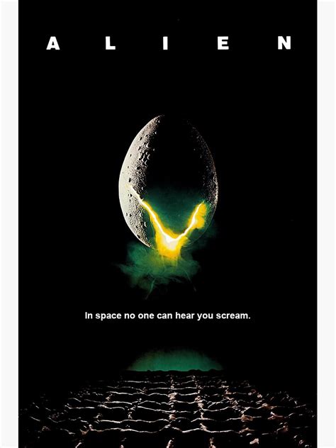 Alien Poster In Space No One Can Hear You Scream Movie Poster Sticker