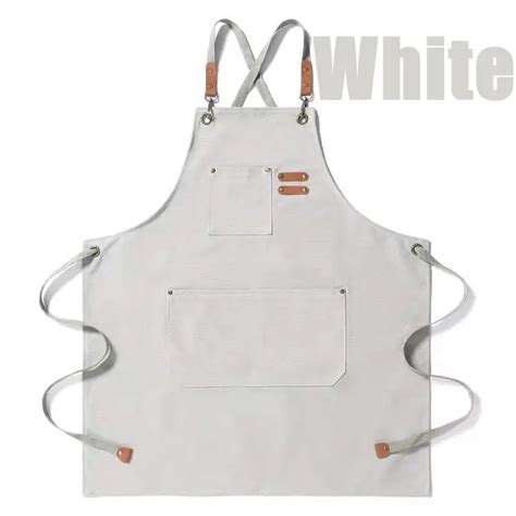 Apron Cotton Canvas Apron Unisex Aprons Chef Cooking Apron Temu