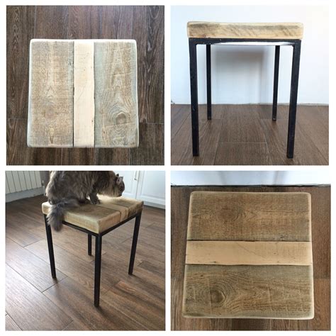 Табурет в лофт стиле | Decor, Side table, Home decor