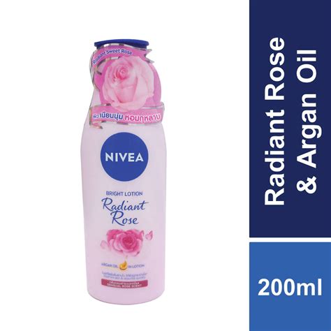 Nivea Bright Radiant Rose And Argan Oil Body Lotion 200ml Meyeghor