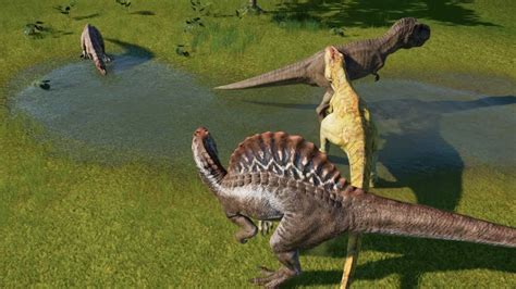 Spinosaurus VS Giganotosaurus VS T Rex VS Ceratosaurus Update 1 4