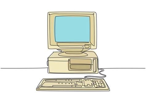 Old Computer Vector Art, Icons, and Graphics for Free Download