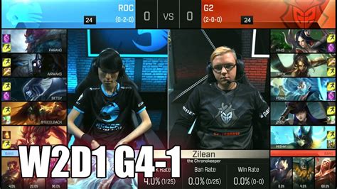 ROCCAT Vs G2 ESports Game 1 S6 EU LCS Summer 2016 Week 2 Day 1 ROC