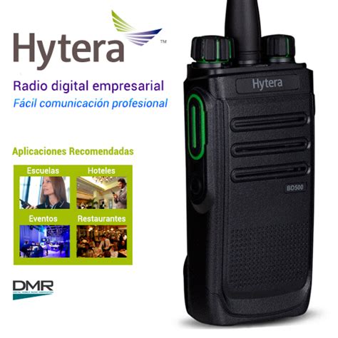 Radio Port Til L Nea Empresarial Hytera Bd W Ch Uhf Mhz