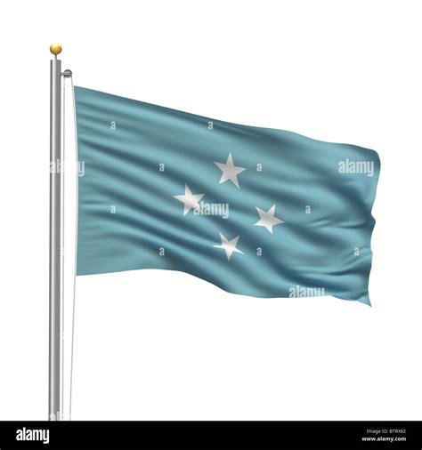 Flag Of Federated States Of Micronesia Stock Photo Alamy