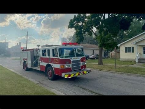 Saginaw MI FD E 4 Responding OCCUPIED Residential STRUCTURE FIRE YouTube