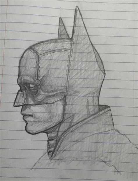 Sketch of Robert Pattinson’s The Batman : r/TheBatmanFilm