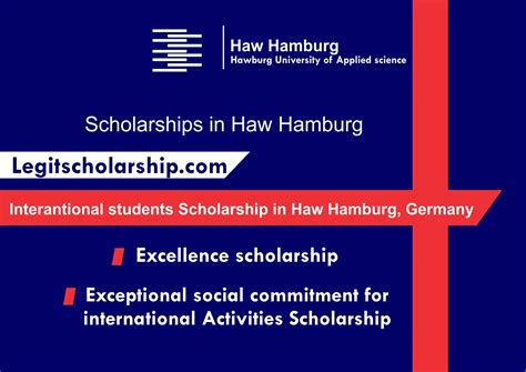 Haw Hamburg Excellence and International Activities Scholarships in Germany 2024 ...