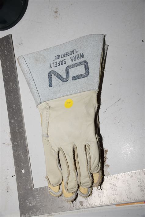 NOS CNR Railway Leather Gloves