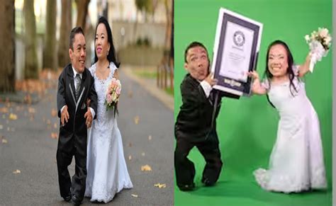 పరపచలన అతయత పటట జటగ రకరడ World s Shortest Married