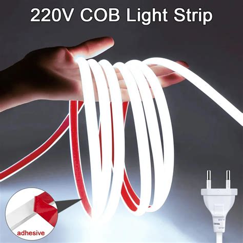 Diody na wstążce Led 220V o wysokiej jasności pasek COB Led IP65