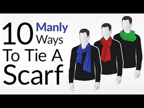 Manly Ways To Tie A Scarf Masculine Knots For Men Wearing Scarves