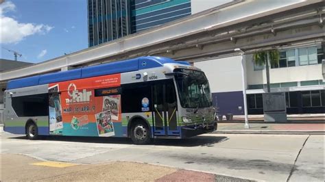 Miami Dade Transit 2018 New Flyer Xn40 Xcelsior Cng 18256 On Route