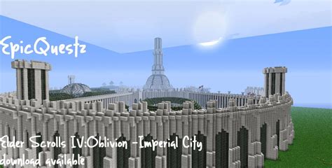 Elder Scrolls IV: Oblivion - Imperial City Minecraft Project