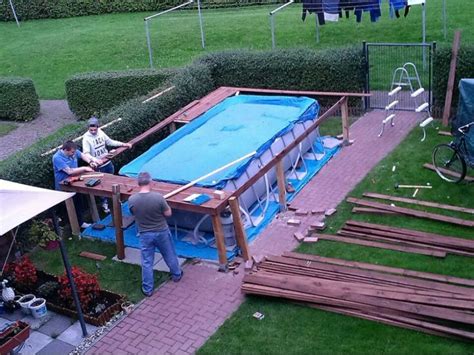 Toom Kreativwerkstatt Pool Umrandung Pallet Diy Pool Umrandung