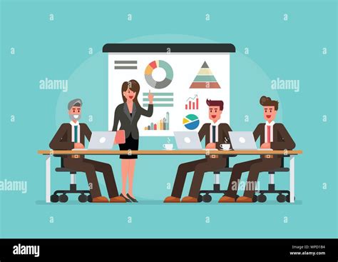 Management meeting cartoon Stock Vector Images - Alamy