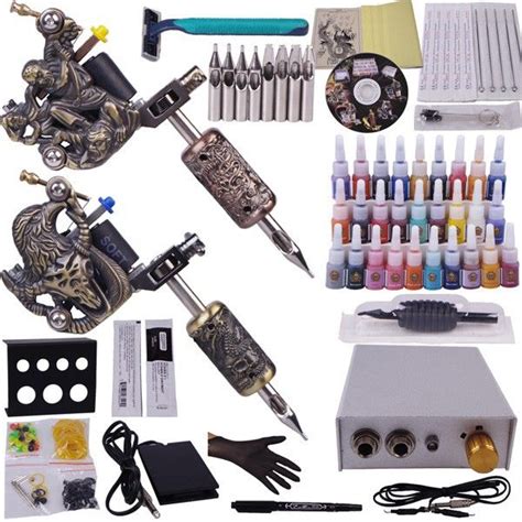 Tatoo Equipment Professional Complete Tattoo Kit Cosmetic Superior