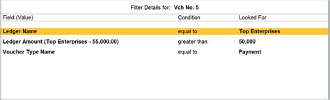 Simplified Powerful Report Filters In Tallyprime Tally Solutions