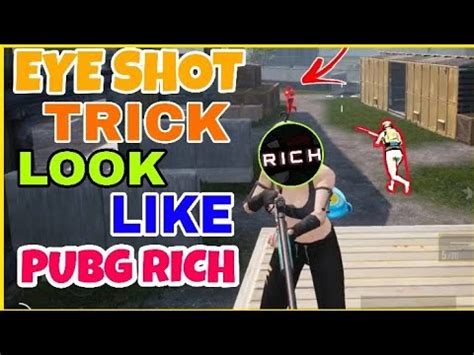 Eyeshot Trick Sniper Eyeshot TDM Tips And Tricks Pubg Rich Sniper