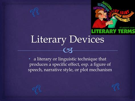 Ppt Literary Terms Powerpoint Presentation Free Download Id1959297