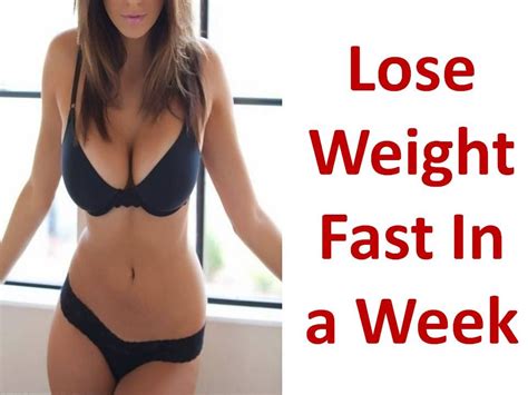 Lezlie Stratton How To Lose Weight In A Week