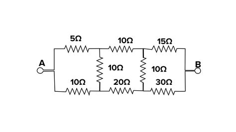 In The Arrangement Of Resistances Shown Below The Effective Resistance