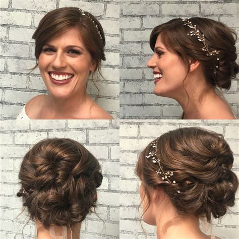 Bridal Updo For Short Hair Short Hair Updo Short Hair Styles Bridal