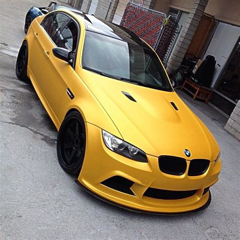 Bmw Matte Yellow M3 Bmw Bmw M3 Bmw E36