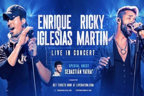 Anuncian Fechas Para El Tour Enrique Iglesias And Ricky Martin Live En