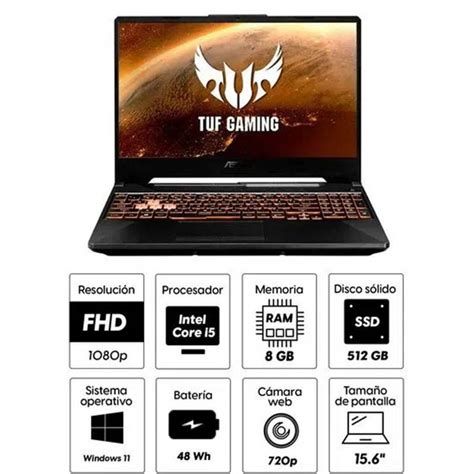 Ripley Laptop Gamer Asus Tuf F Core I H Gb Gb Ssd