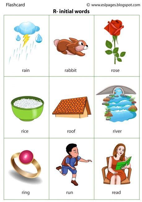 Flashcards Letter R Esl Worksheet By Samantha04 | Images and Photos finder