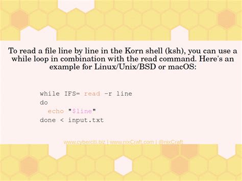 Ksh Read A File Line By Line UNIX Scripting NixCraft