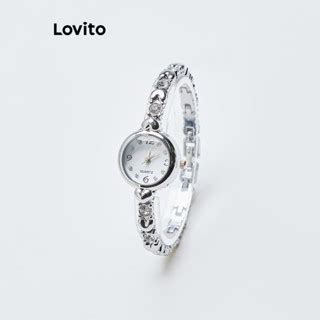 Lovito Women Elegant Heartshape Chain Rhinestone Bracelet Fashionable