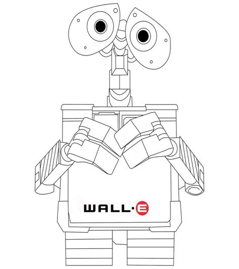 Wall E Coloring Pages Best Coloring Pages For Kids