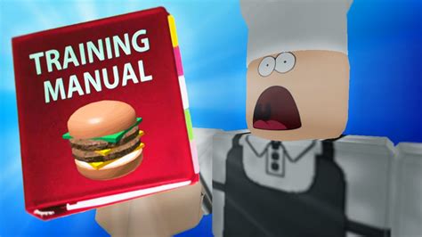 Roblox Cook Burgers Funny Moments Training Video Youtube