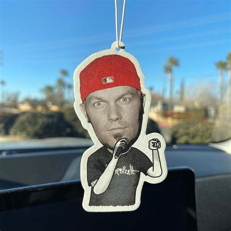 Fred Durst Hand Drawn Toon Car Air Freshener New Car Scent Etsy