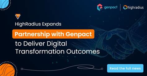 Sashi Narahari On Linkedin Highradius Expands Partnership With Genpact